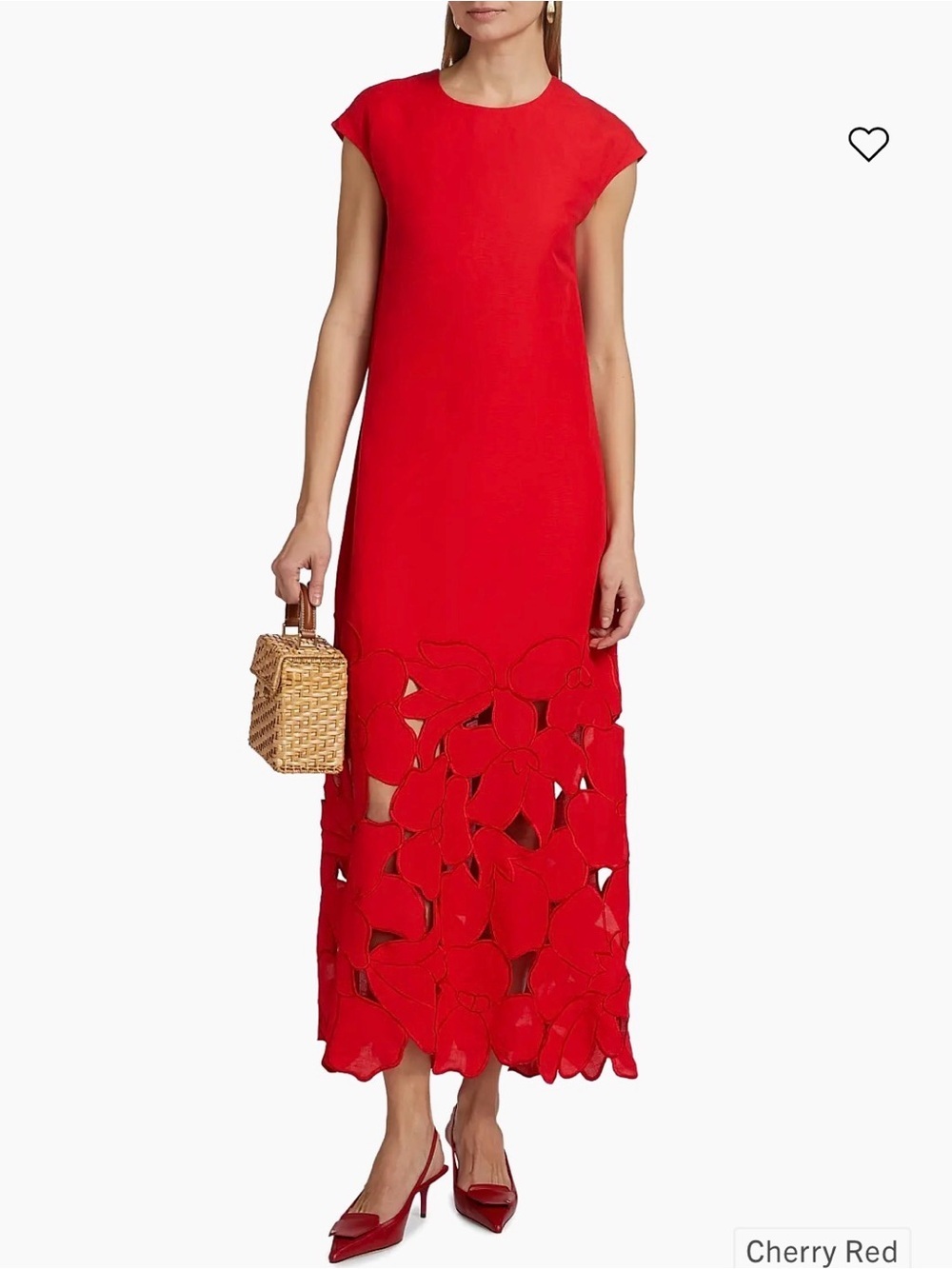 SACHIN & BABI Sabette Maxi Dress size 0 cherry cutout shirt dress. - Picture 10 of 17
